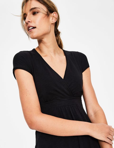Casual Jersey Dress - Black Casual Jersey Dress - Black