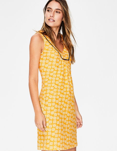 Tarifa Jersey Dress - Happy/Ivory Falling Petal Tarifa Jersey Dress - Happy/Ivory Falling Petal