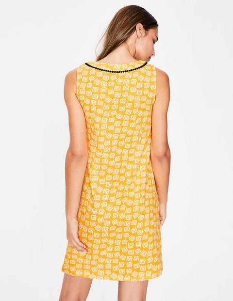 Tarifa Jersey Dress - Happy/Ivory Falling Petal Tarifa Jersey Dress - Happy/Ivory Falling Petal