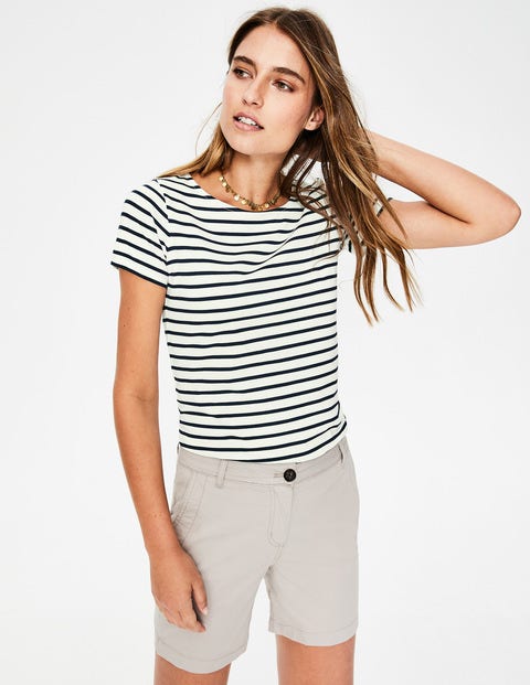 Short Sleeve Breton - Ivory/Navy Short Sleeve Breton - Ivory/Navy