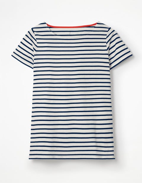 Short Sleeve Breton - Ivory/Navy Short Sleeve Breton - Ivory/Navy