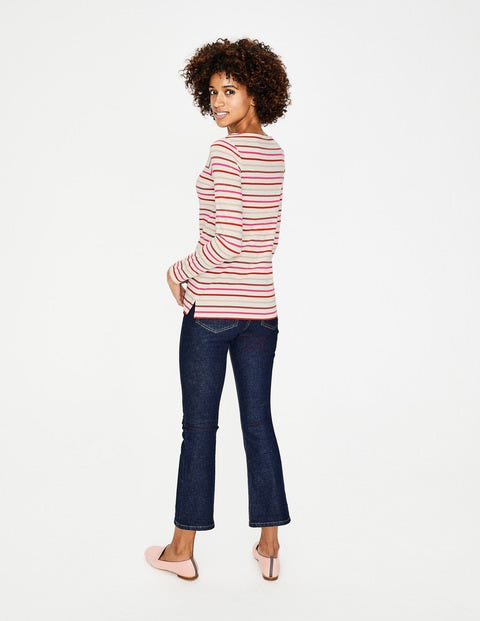 Long Sleeve Breton - Rouge/Chalky Pink Multi Long Sleeve Breton - Rouge/Chalky Pink Multi