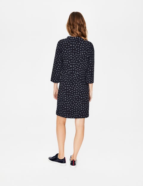 Livia Sweatshirt Dress - Whale Grey Leopard Livia Sweatshirt Dress - Whale Grey Leopard
