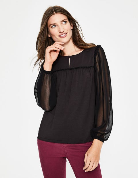 Violette Top - Black Violette Top - Black