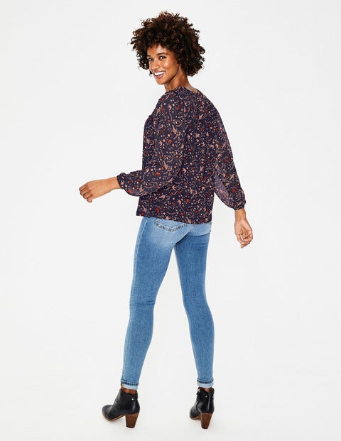 Violette Top - Navy Mystic Woodland Violette Top - Navy Mystic Woodland