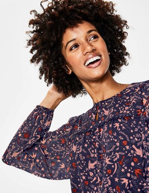 Violette Top - Navy Mystic Woodland Violette Top - Navy Mystic Woodland