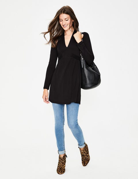 Betty Jersey Tunic - Black Betty Jersey Tunic - Black