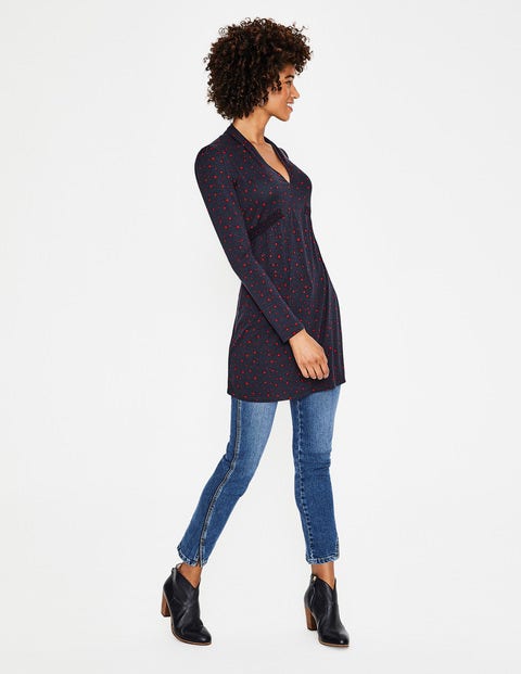 Betty Jersey Tunic - Navy Stardust Betty Jersey Tunic - Navy Stardust