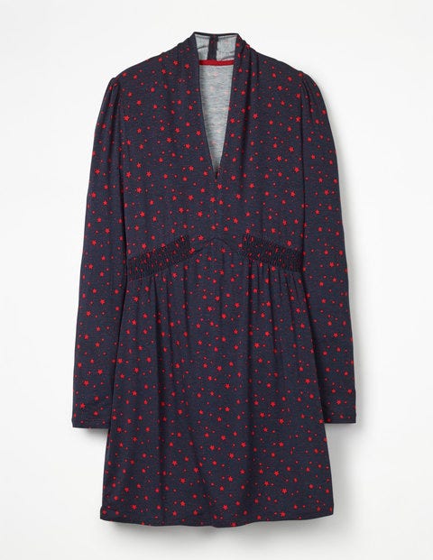 Betty Jersey Tunic - Navy Stardust Betty Jersey Tunic - Navy Stardust