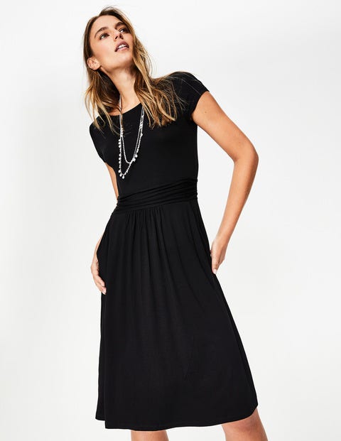 Amelie Jerseykleid - Schwarz Amelie Jerseykleid - Schwarz