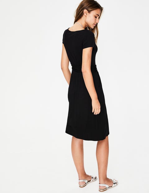 Amelie Jerseykleid - Schwarz Amelie Jerseykleid - Schwarz