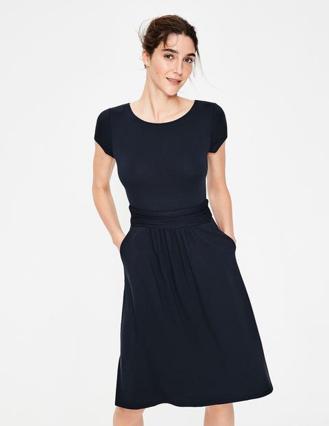 Amelie Jersey Dress - Navy Amelie Jersey Dress - Navy