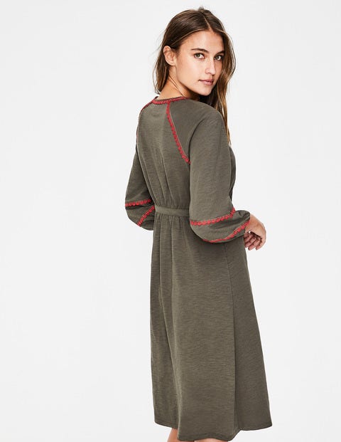 Heidi Jersey Dress - Classic Khaki Heidi Jersey Dress - Classic Khaki