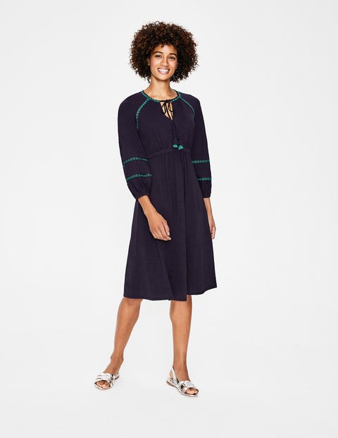 Heidi Jersey Dress - Navy Heidi Jersey Dress - Navy