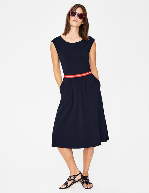 Bernice Jersey Dress - Navy Bernice Jersey Dress - Navy