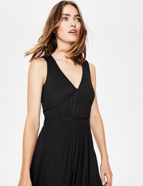 Elina Jersey Midi Dress - Black Elina Jersey Midi Dress - Black