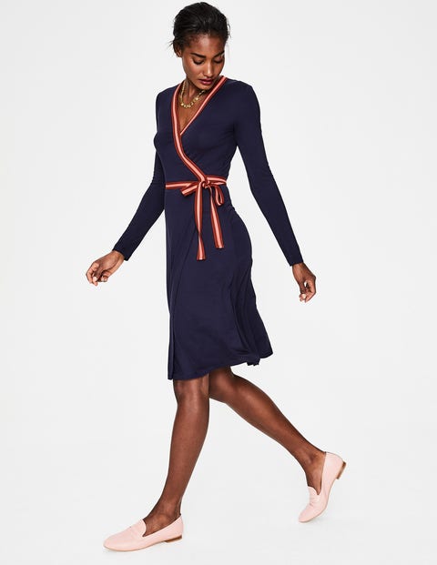 Cara Wickelkeid Aus Jersey - Navy Cara Wickelkeid Aus Jersey - Navy