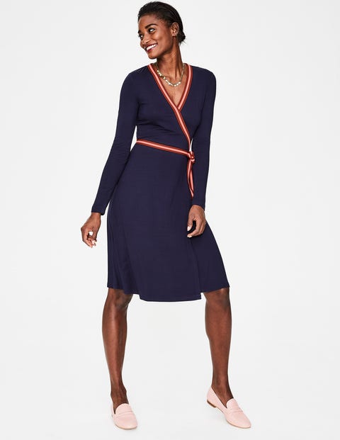 Cara Wickelkeid Aus Jersey - Navy Cara Wickelkeid Aus Jersey - Navy