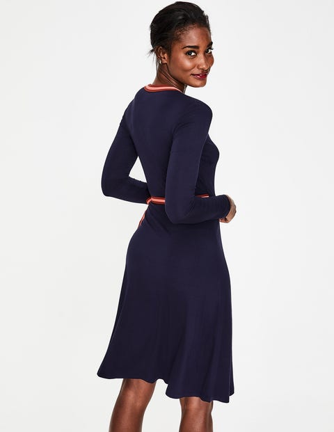 Cara Wickelkeid Aus Jersey - Navy Cara Wickelkeid Aus Jersey - Navy