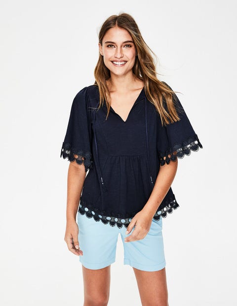 Ayla Jersey Top - Navy Ayla Jersey Top - Navy