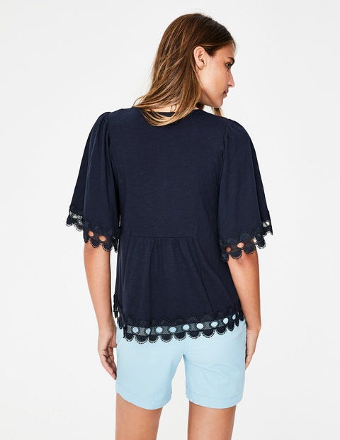 Ayla Jersey Top - Navy Ayla Jersey Top - Navy