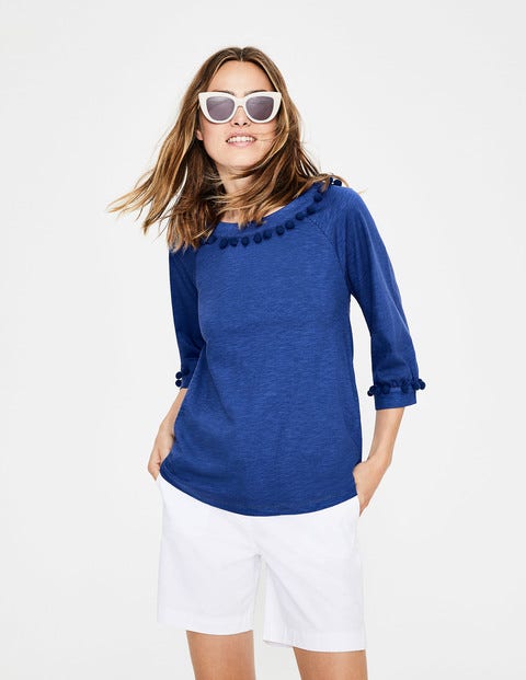 Rosemary Jersey Top - Cobalt Rosemary Jersey Top - Cobalt