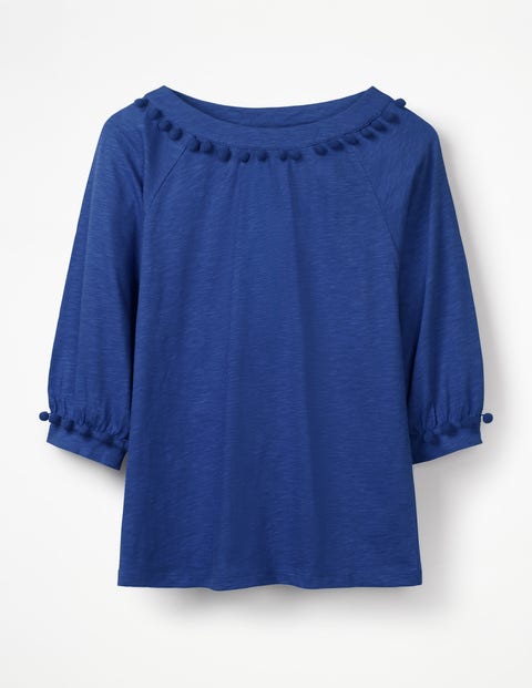 Rosemary Jersey Top - Cobalt Rosemary Jersey Top - Cobalt