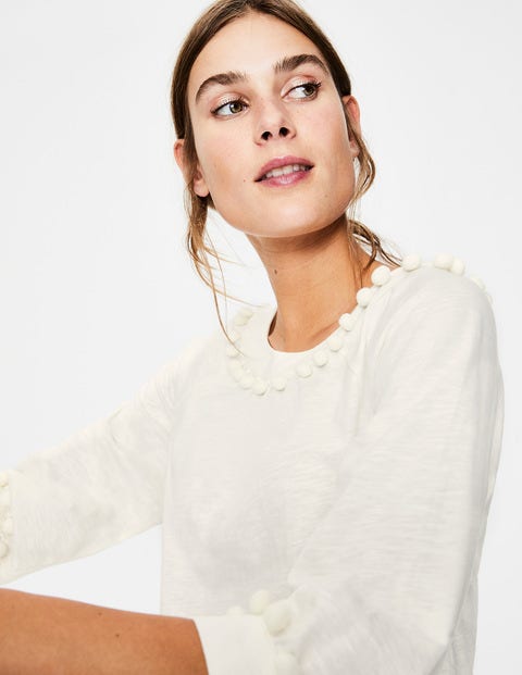 Rosemary Jersey Top - Ivory Rosemary Jersey Top - Ivory