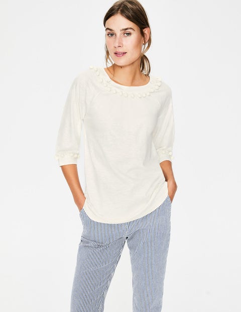 Rosemary Jersey Top - Ivory Rosemary Jersey Top - Ivory