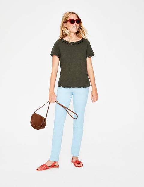 Thelma Jersey T-Shirt - Khaki Thelma Jersey T-Shirt - Khaki