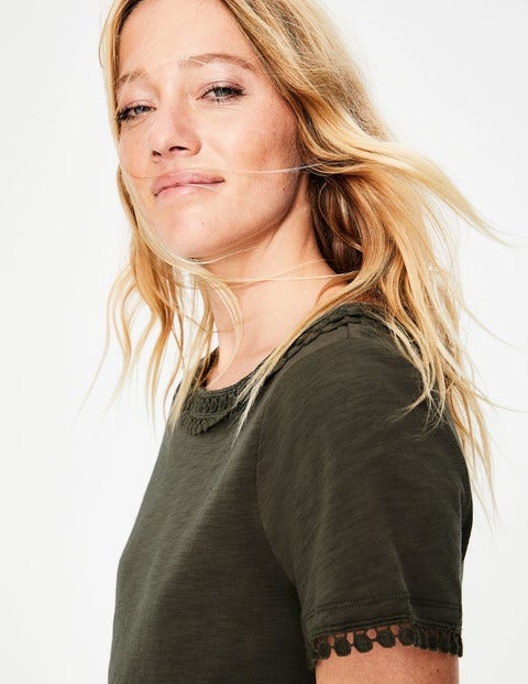 Thelma Jersey T-Shirt - Khaki Thelma Jersey T-Shirt - Khaki