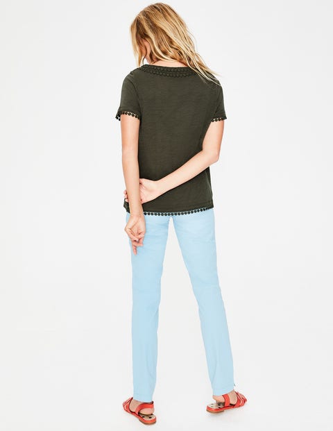 Thelma Jersey T-Shirt - Khaki Thelma Jersey T-Shirt - Khaki