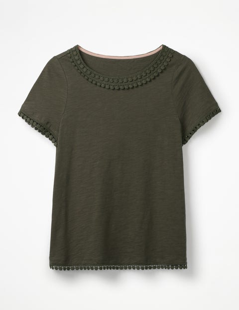 Thelma Jersey T-Shirt - Khaki Thelma Jersey T-Shirt - Khaki