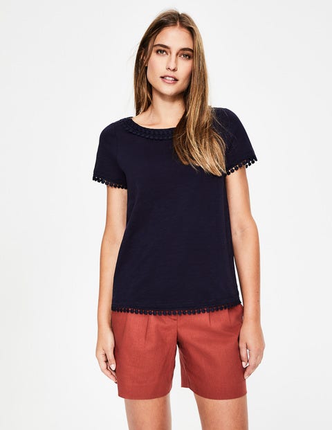 Thelma Jersey T-Shirt - Navy Thelma Jersey T-Shirt - Navy