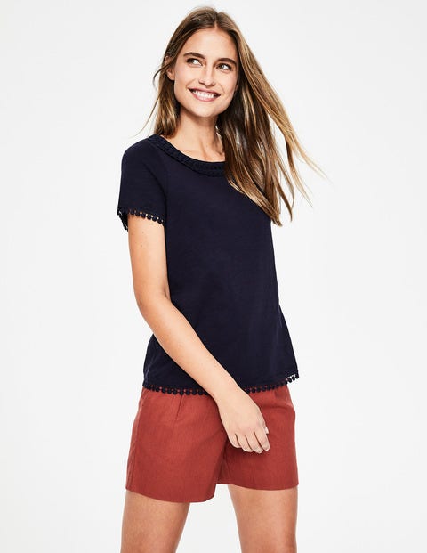 Thelma Jersey T-Shirt - Navy Thelma Jersey T-Shirt - Navy