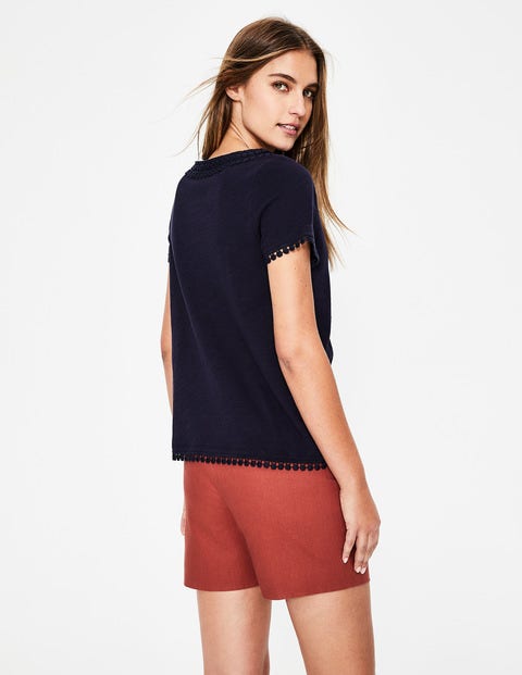Thelma Jersey T-Shirt - Navy Thelma Jersey T-Shirt - Navy
