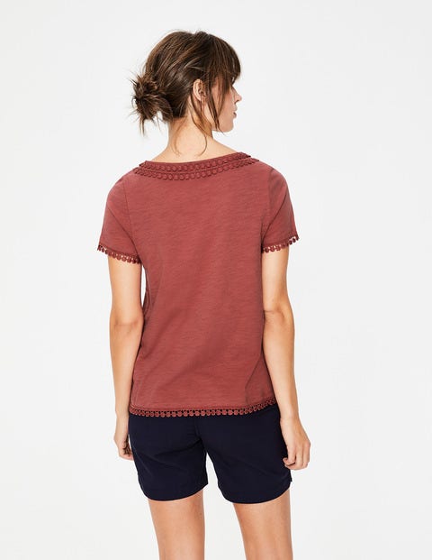 Thelma Jersey T-Shirt - Rouge Thelma Jersey T-Shirt - Rouge
