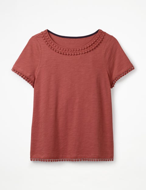 Thelma Jersey T-shirt - Rouge | Boden US