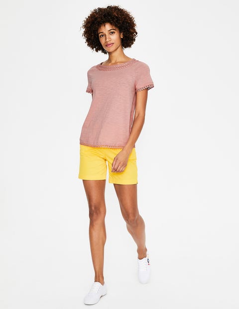 Thelma Jersey T-Shirt - Chalky Pink Thelma Jersey T-Shirt - Chalky Pink