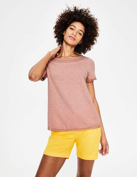 Thelma Jersey T-Shirt - Chalky Pink Thelma Jersey T-Shirt - Chalky Pink