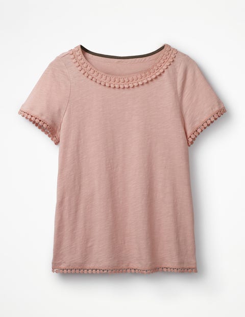 Thelma Jersey T-Shirt - Chalky Pink Thelma Jersey T-Shirt - Chalky Pink