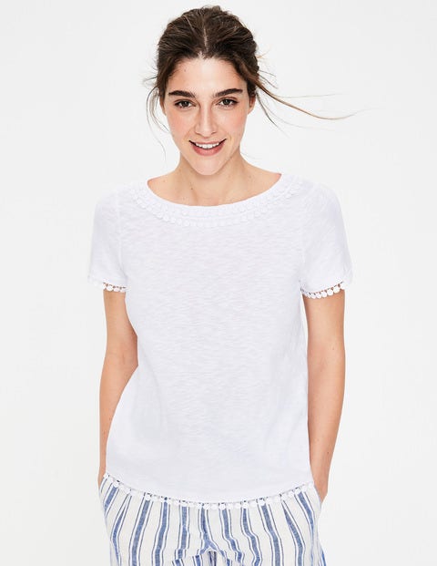 Thelma Jersey T-Shirt - White Thelma Jersey T-Shirt - White
