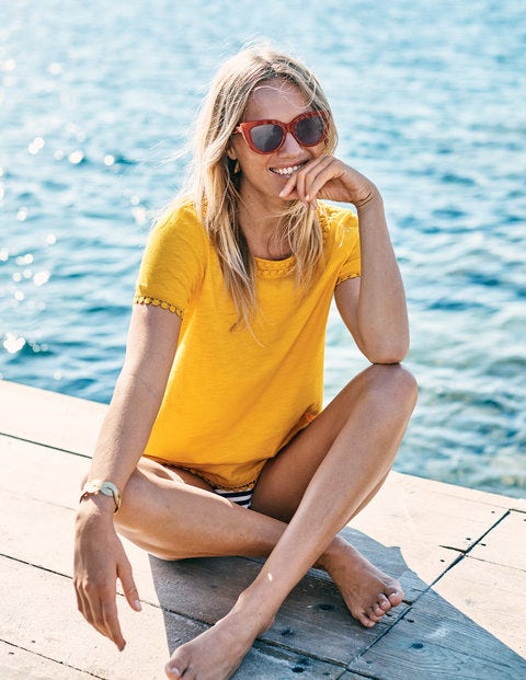 Thelma Jersey T-Shirt - Happy Thelma Jersey T-Shirt - Happy