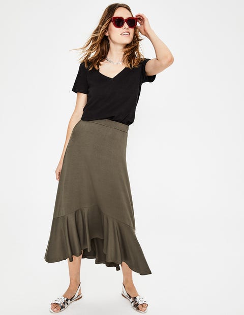 The Cotton V-Neck Tee - Black The Cotton V-Neck Tee - Black