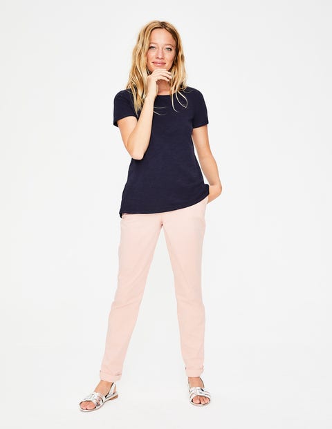 The Cotton Back Detail Tee - Navy The Cotton Back Detail Tee - Navy
