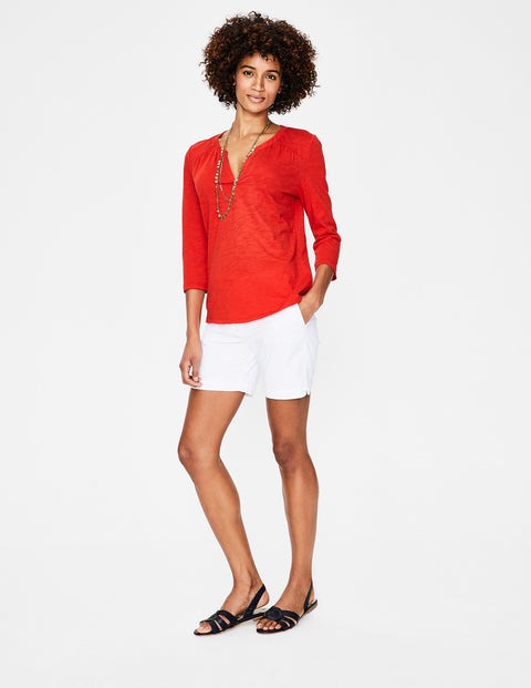 The Cotton Notch Tee - Red Pop The Cotton Notch Tee - Red Pop