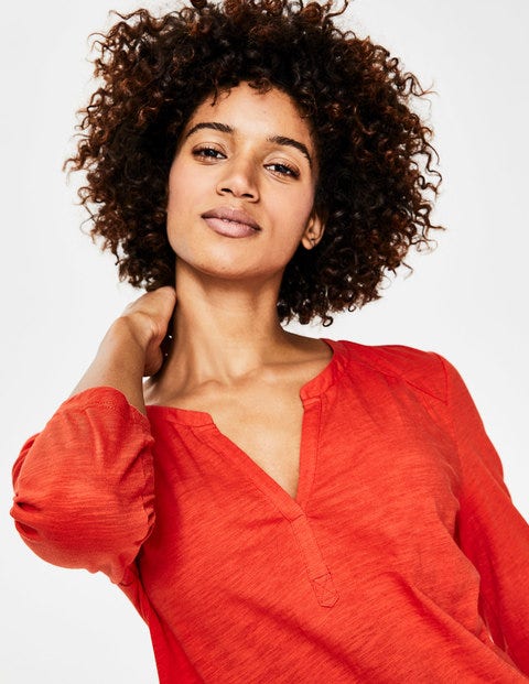 The Cotton Notch Tee - Red Pop The Cotton Notch Tee - Red Pop