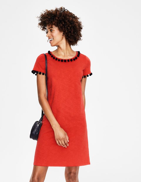 Bridget Jersey Dress - Red Pop Bridget Jersey Dress - Red Pop