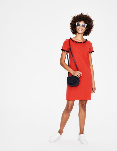 Bridget Jersey Dress - Red Pop Bridget Jersey Dress - Red Pop