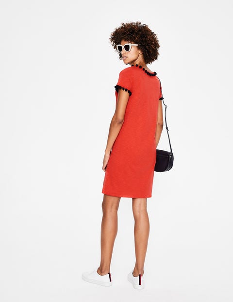 Bridget Jersey Dress - Red Pop Bridget Jersey Dress - Red Pop
